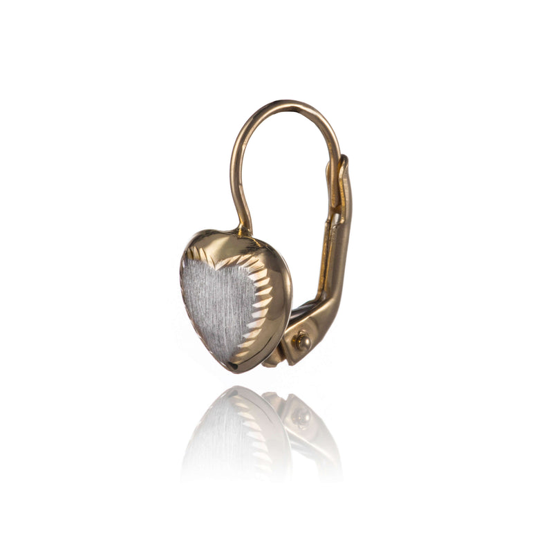 Gold earrings