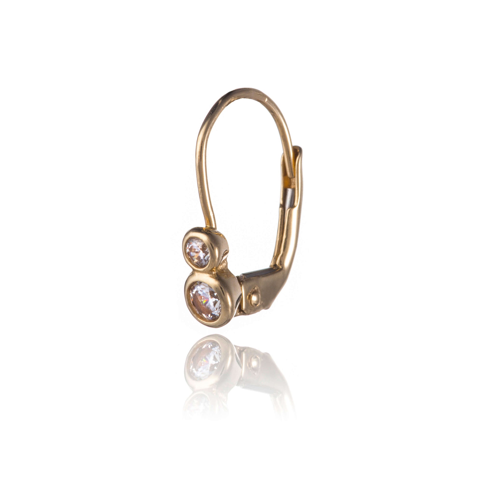 Gold earrings
