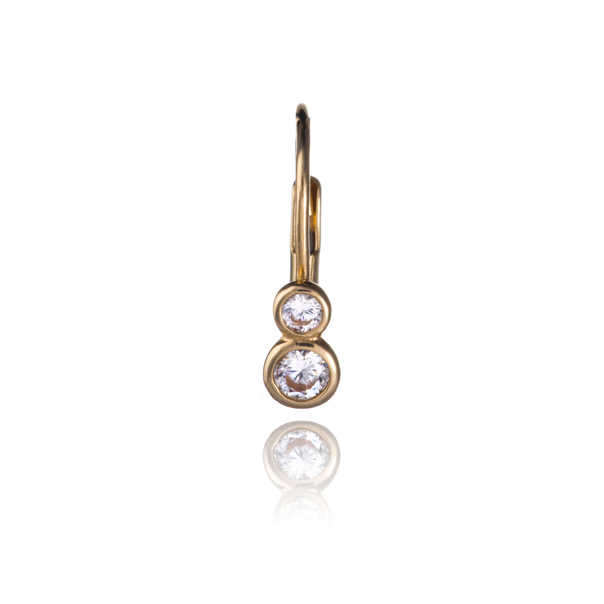 Gold earrings