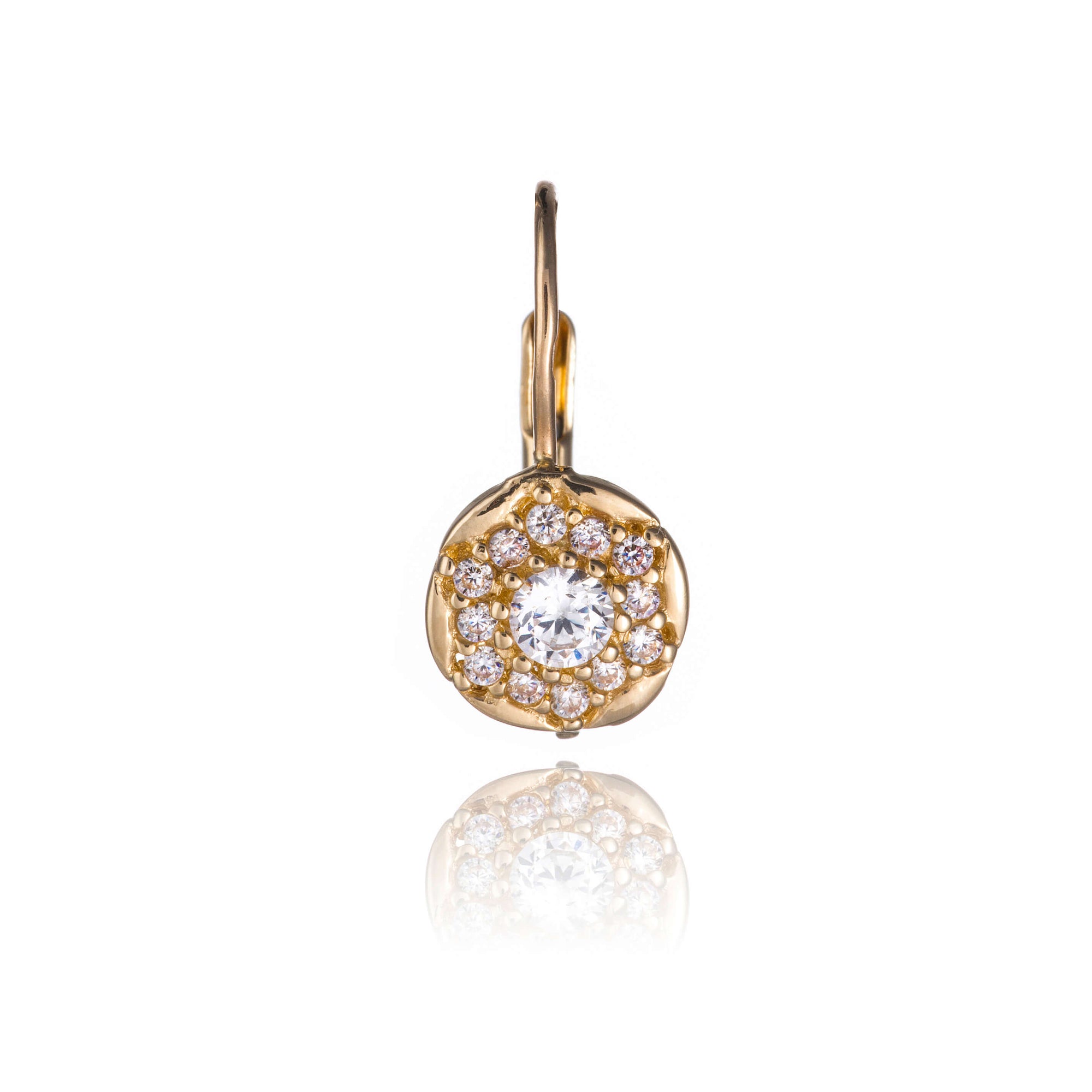 Gold earrings