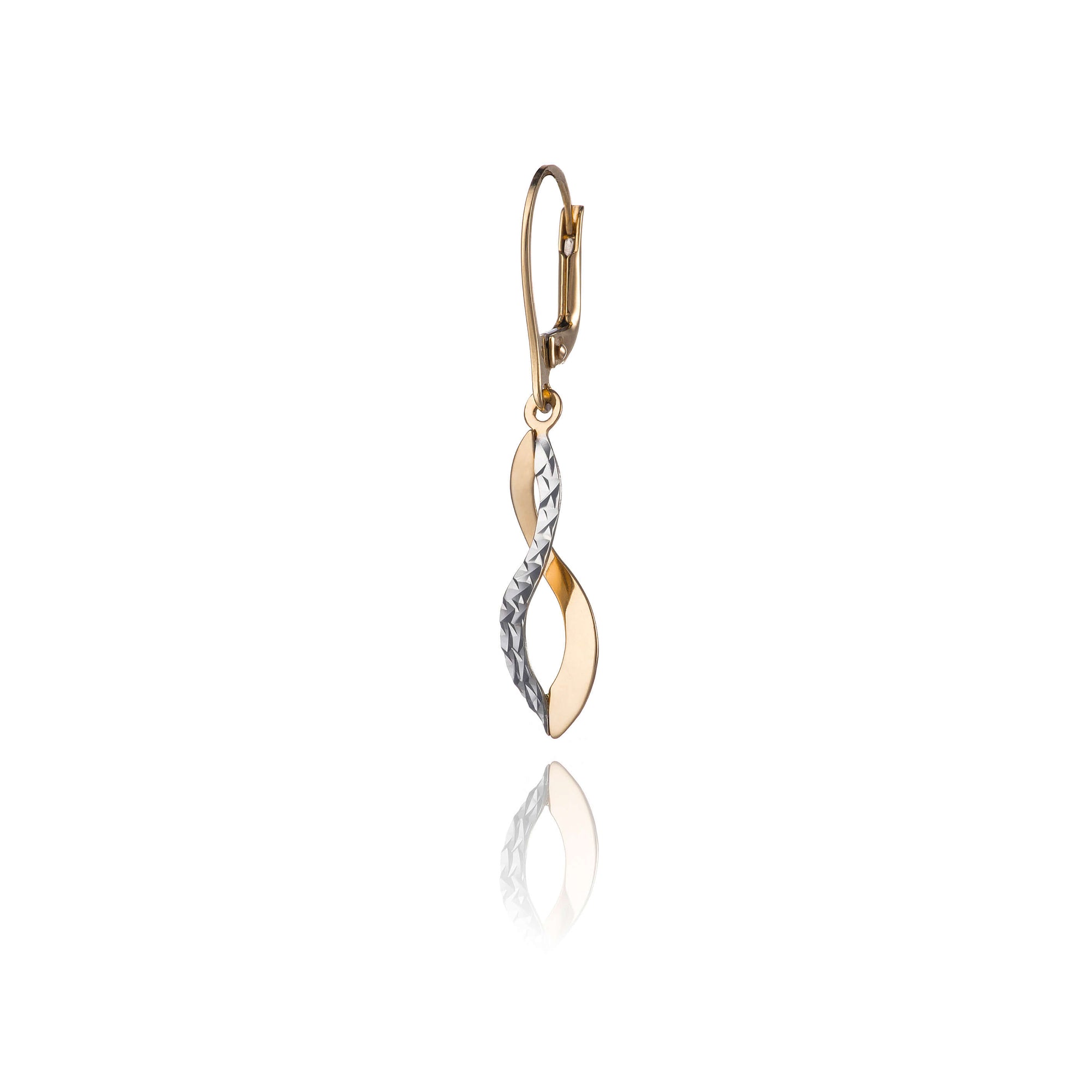 Gold earrings