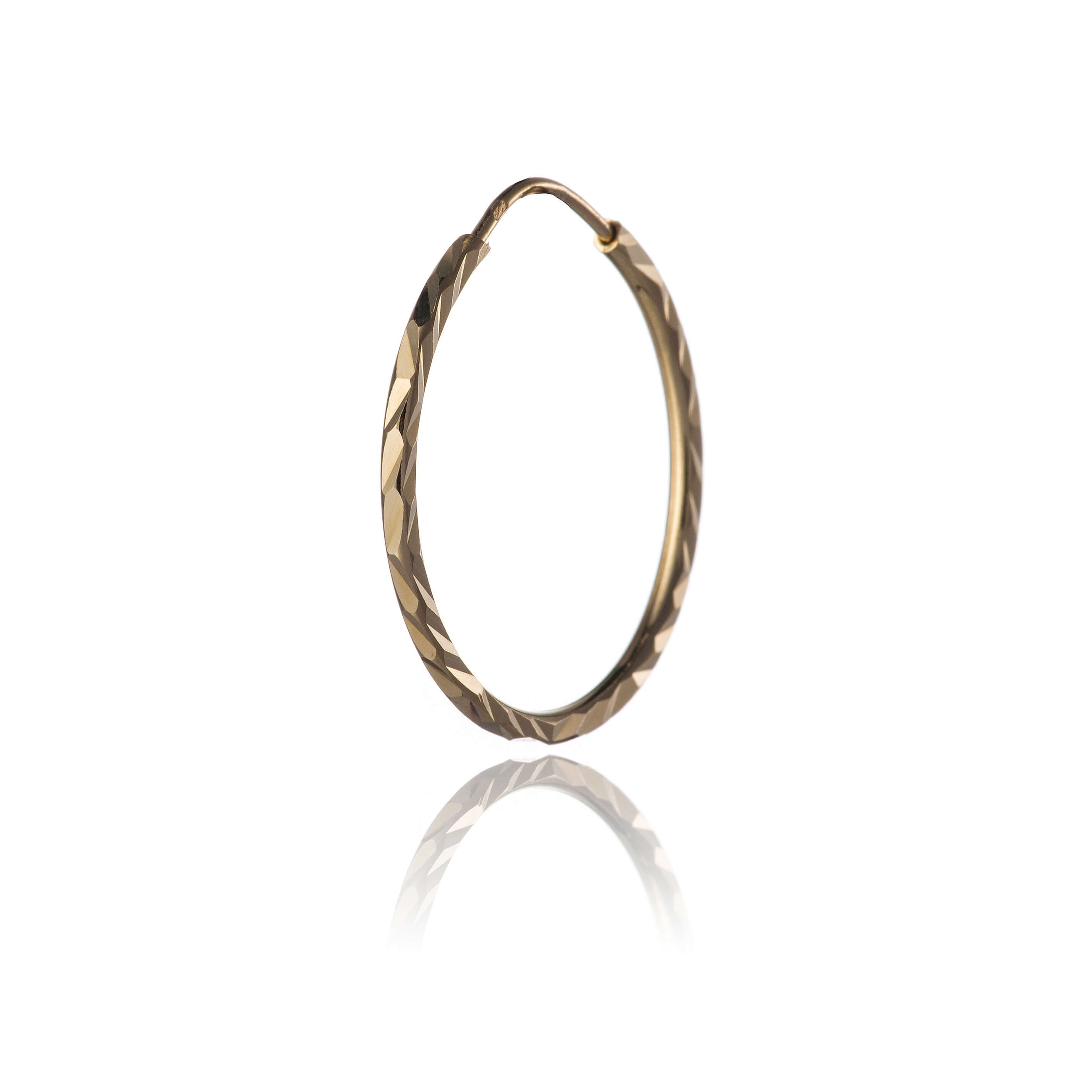 Gold hoop earrings