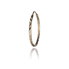 Gold hoop earrings