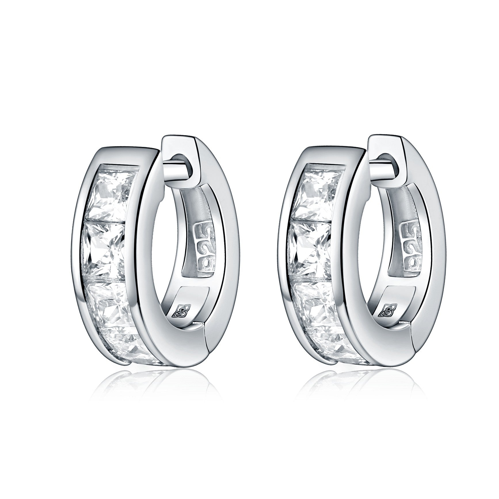 Silver earrings