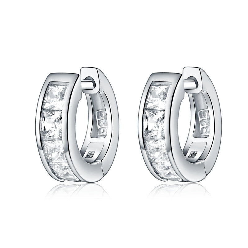 Silver earrings
