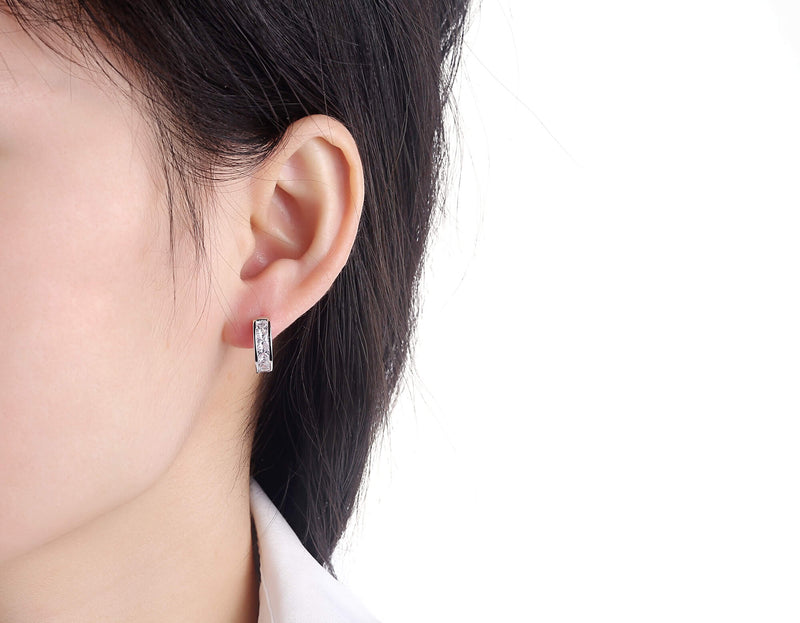 Silver earrings