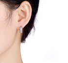 Silver earrings