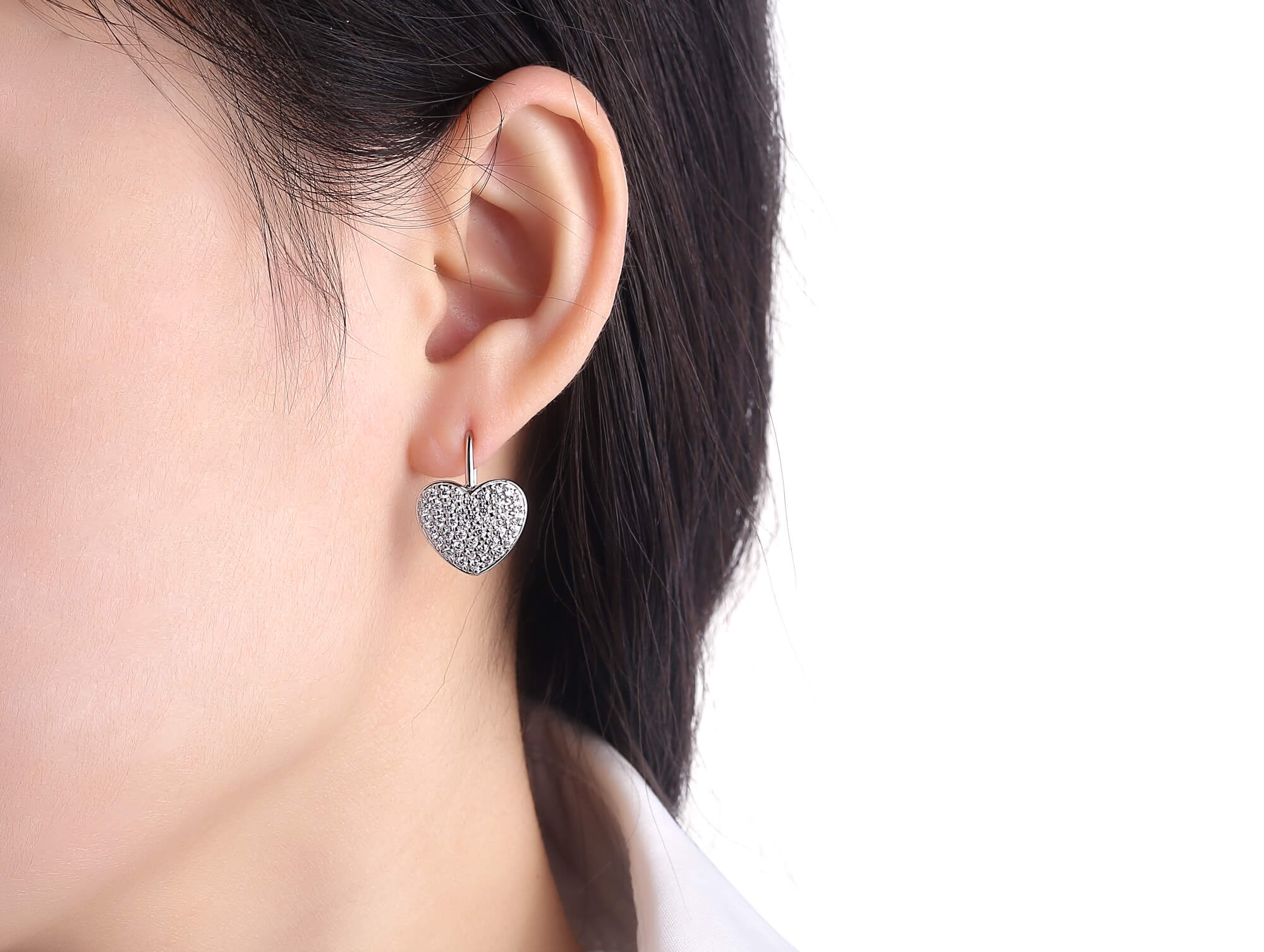Silver earrings