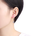 Silver earrings