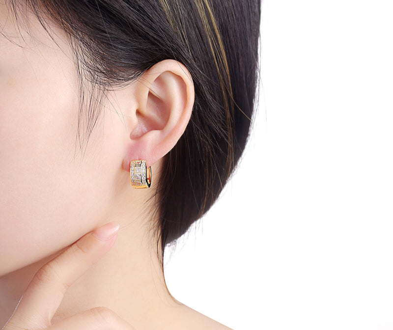 Silver earrings