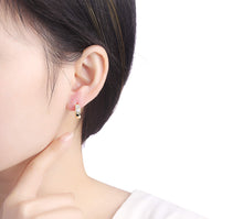 Silver earrings