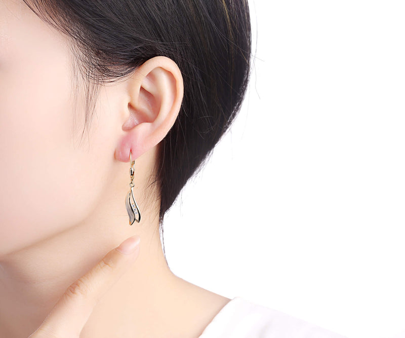 Silver earrings