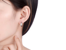 Silver earrings