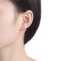 Silver earrings