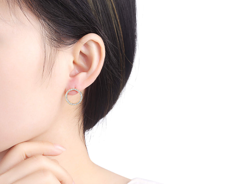 Silver earrings