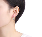 Silver earrings