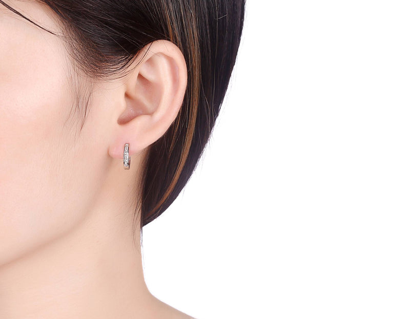 Silver earrings