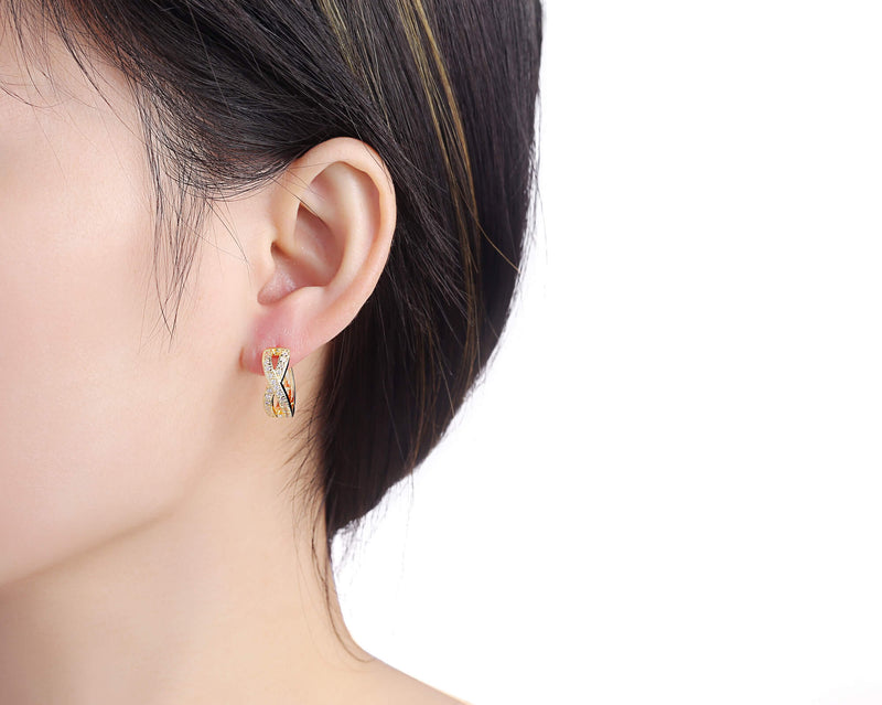 Silver earrings