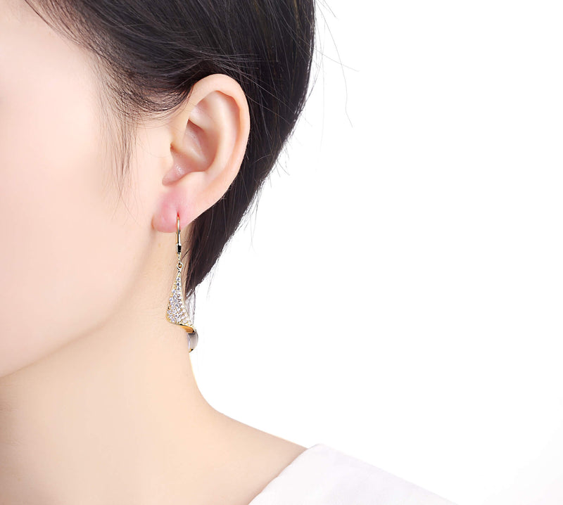 Silver earrings