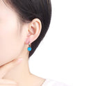 Silver earrings