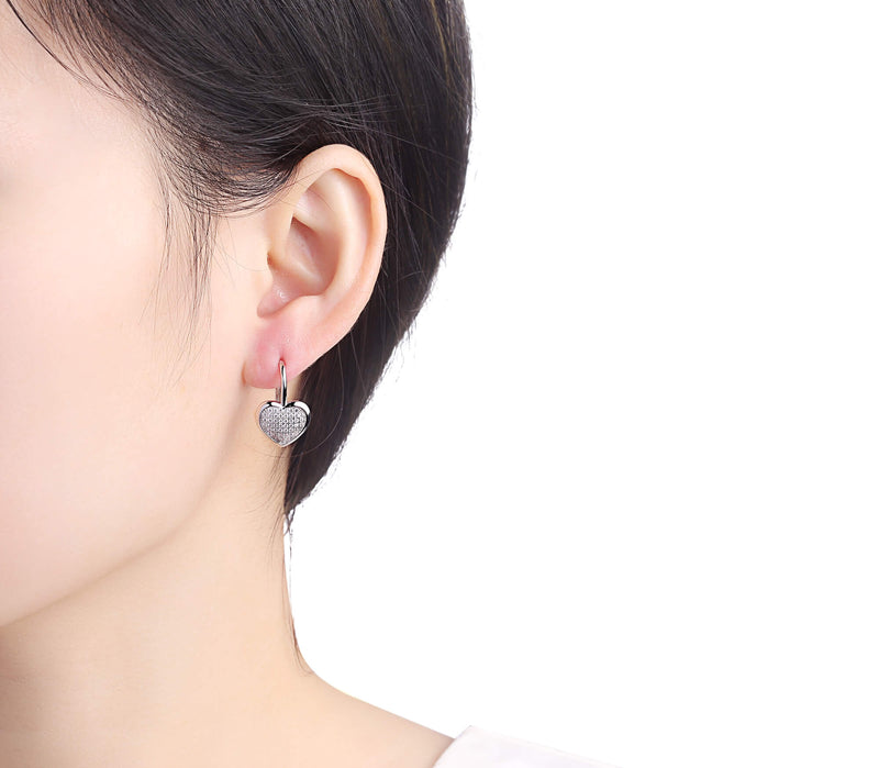 Silver earrings