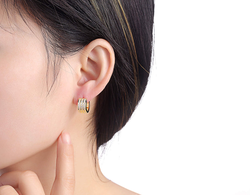 Silver earrings
