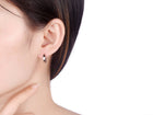 Silver earrings