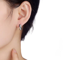 Silver earrings