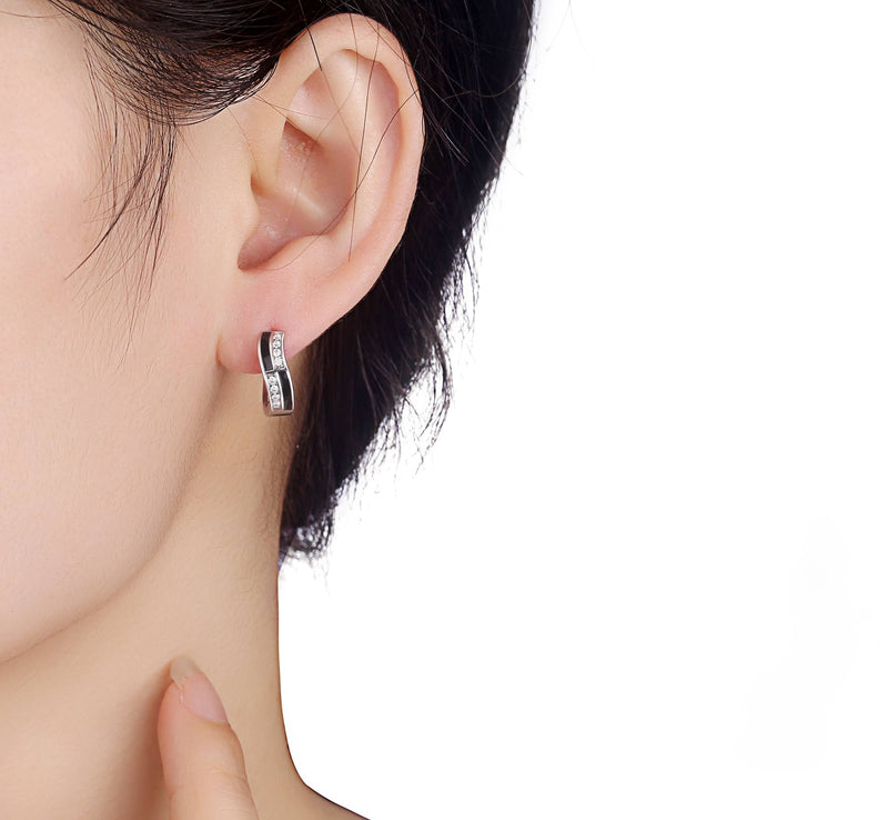 Silver earrings