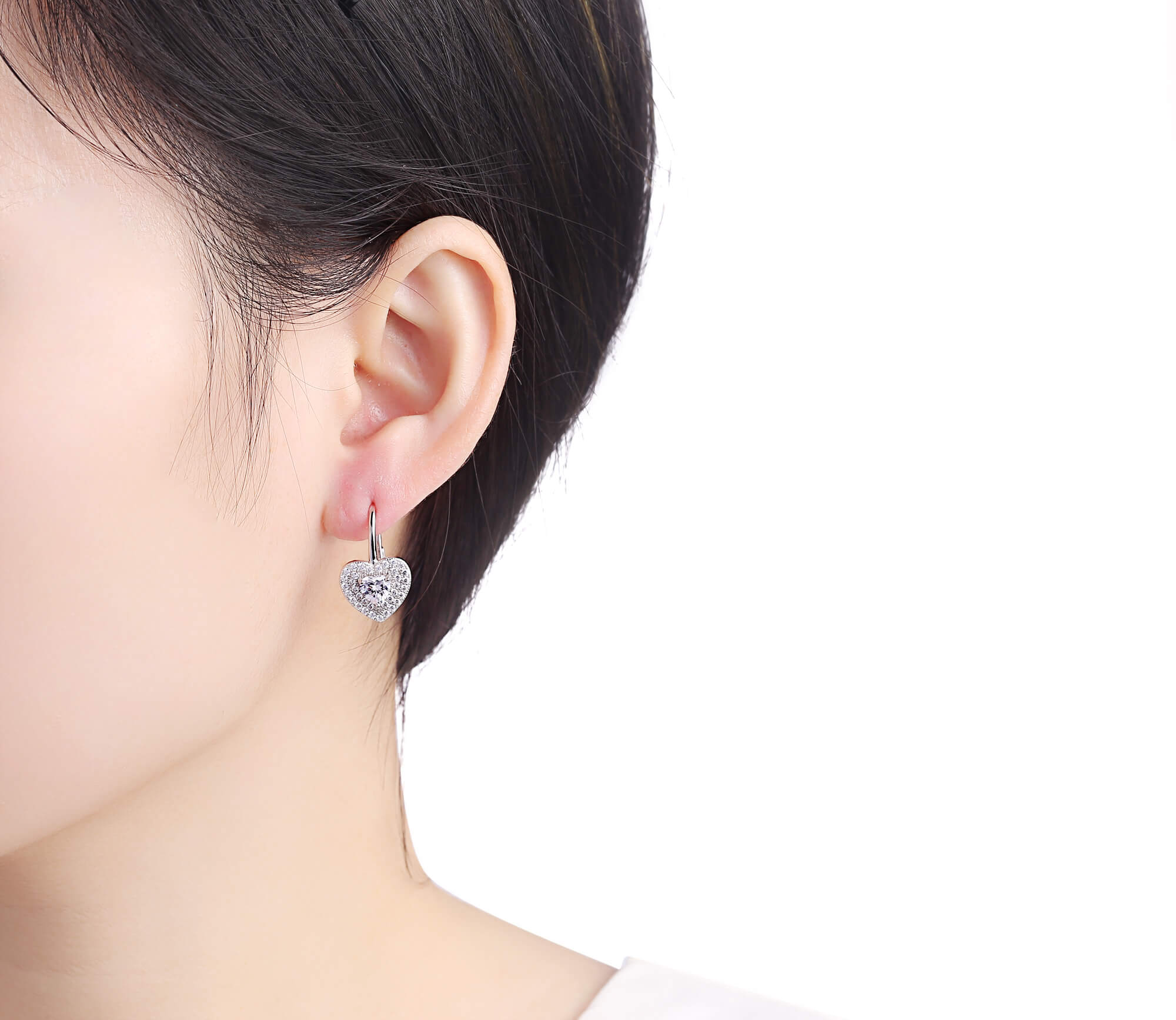 Silver earrings
