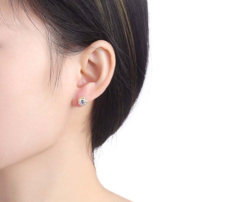 Silver earrings