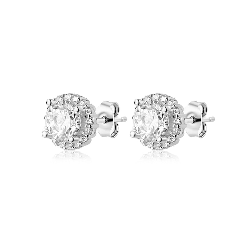 Silver earrings
