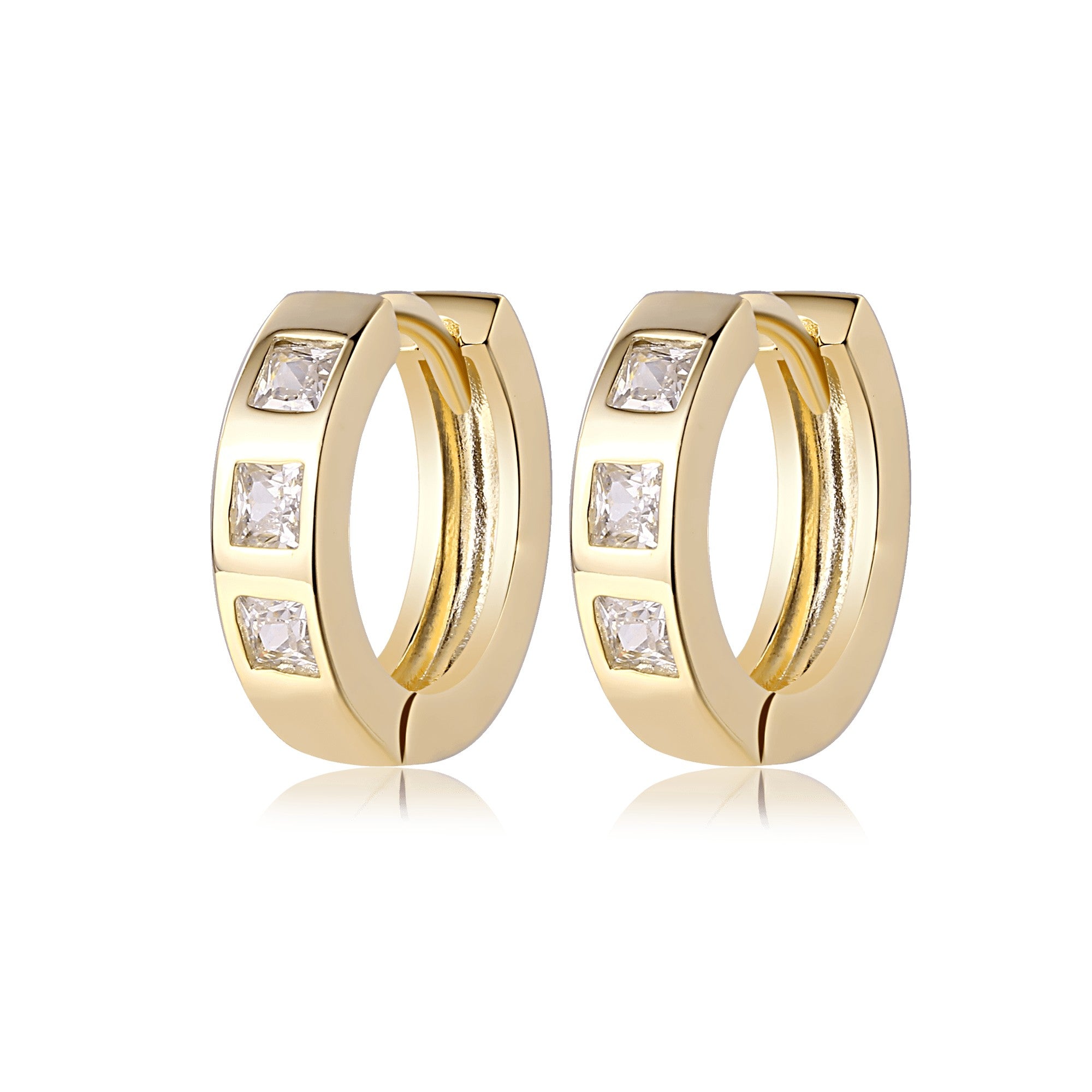 Silver earrings