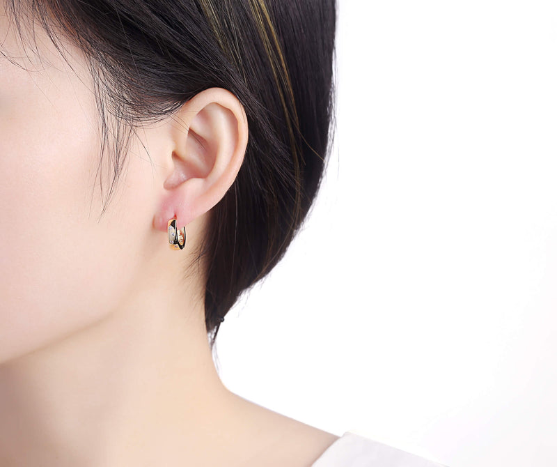 Silver earrings