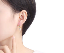 Silver earrings