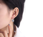 Silver earrings