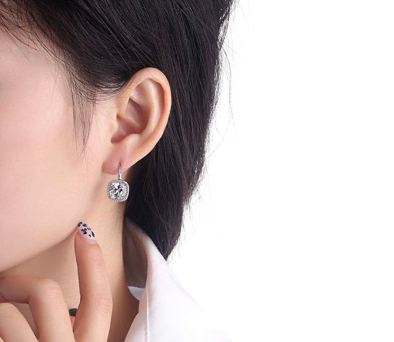 Silver earrings