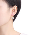 Silver earrings
