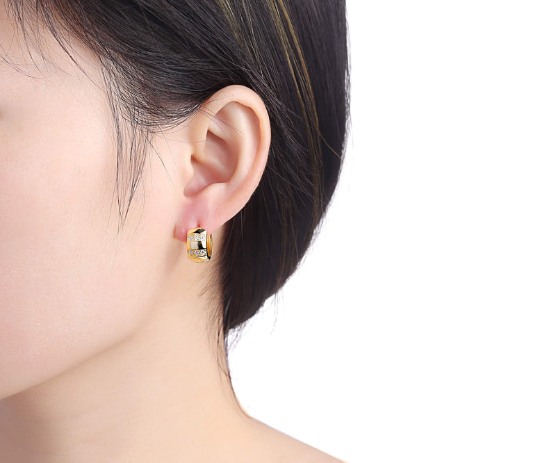 Silver earrings