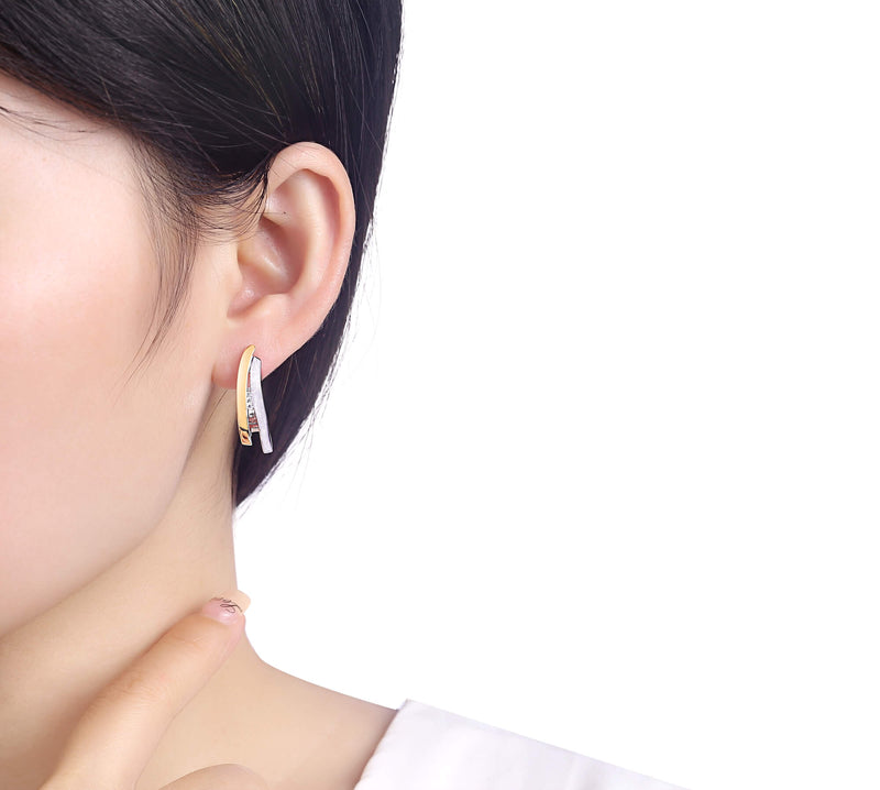 Silver earrings