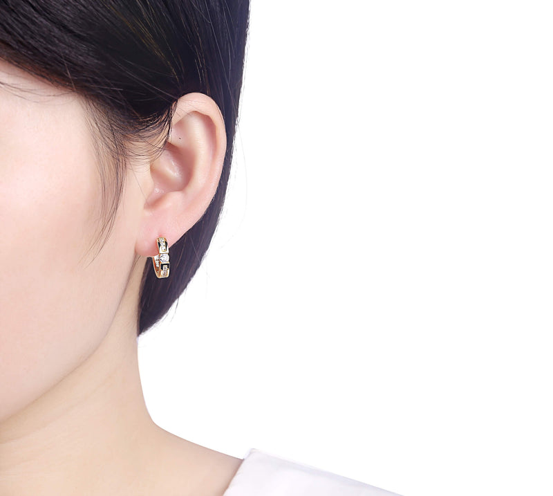 Silver earrings