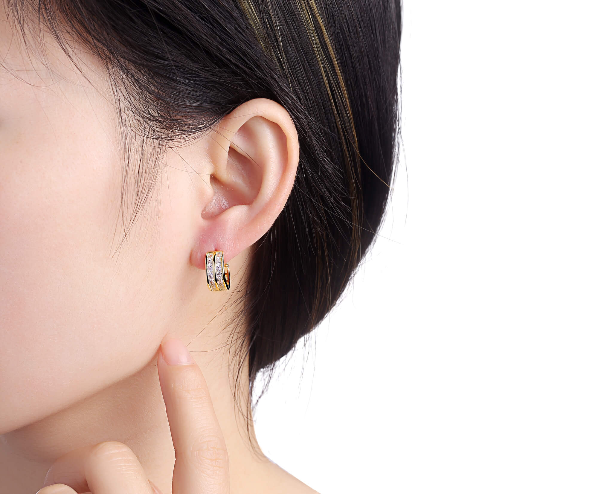 Silver earrings