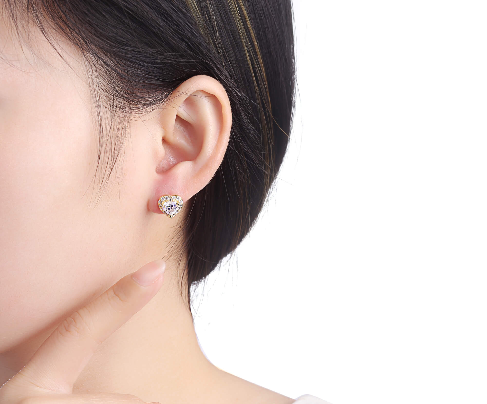 Silver earrings