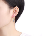 Silver earrings