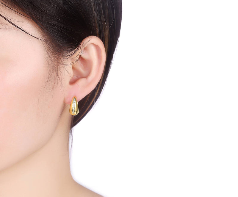 Silver earrings