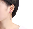 Silver earrings