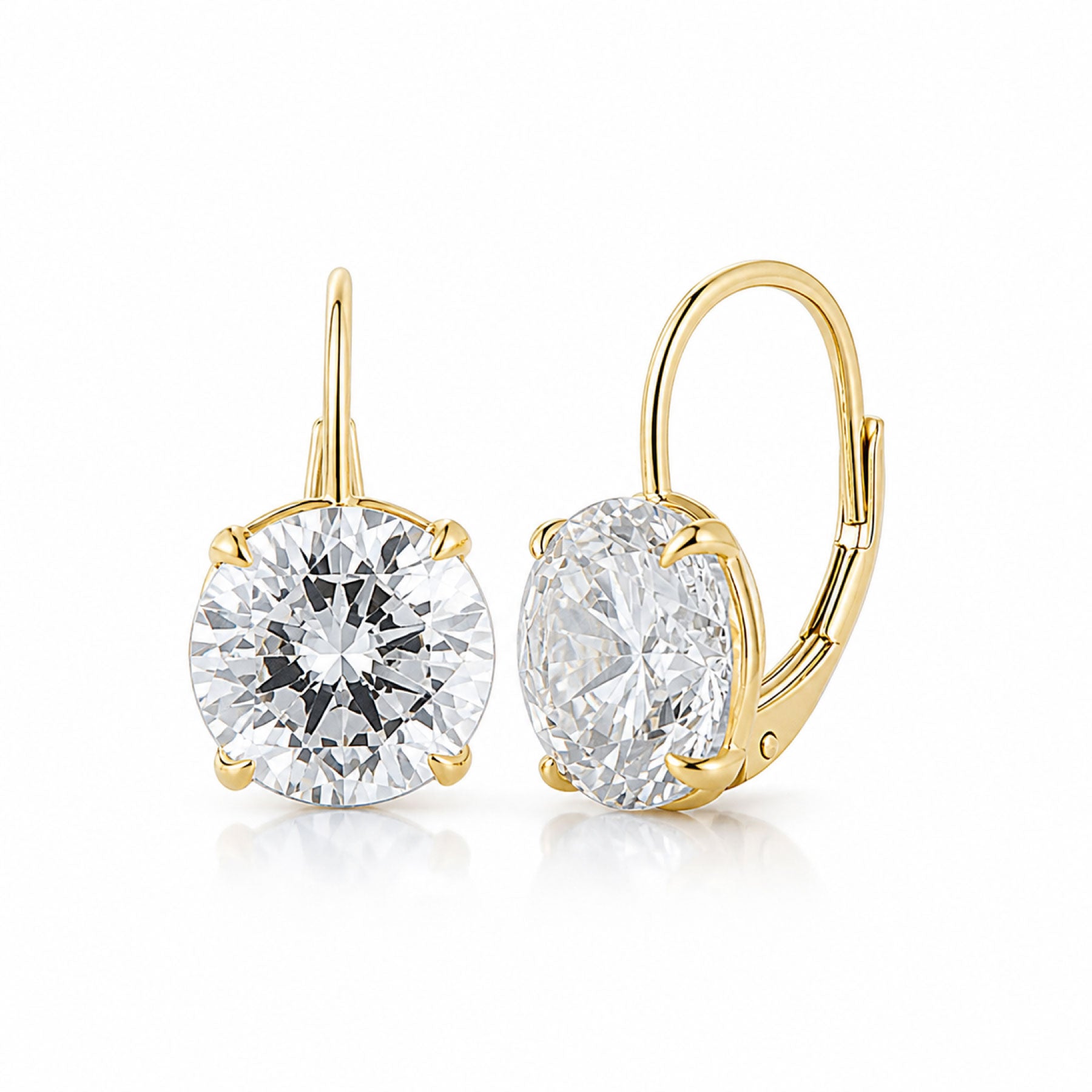 Silver earrings
