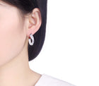 Silver earrings