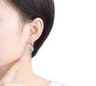 Silver earrings