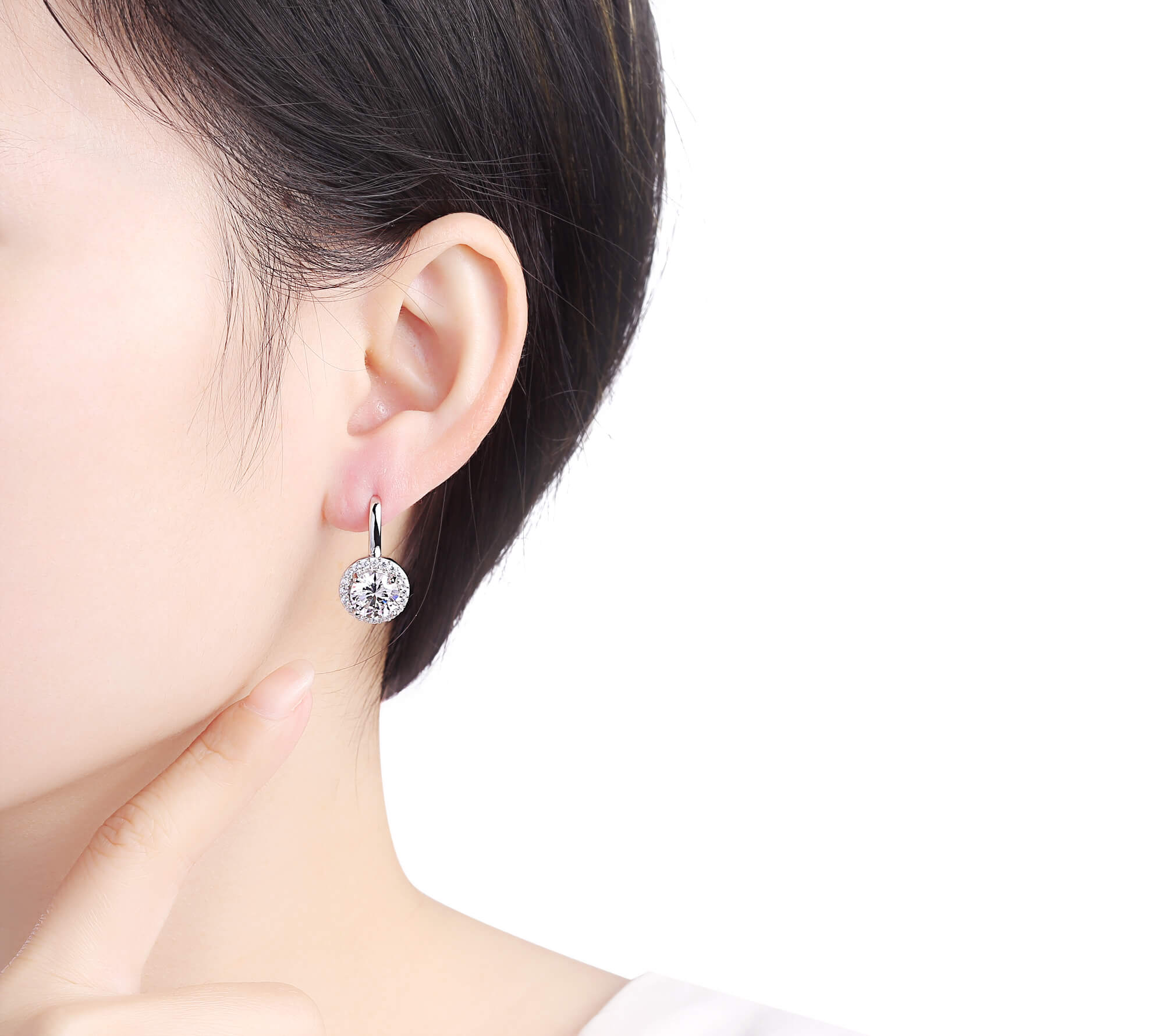 Silver earrings